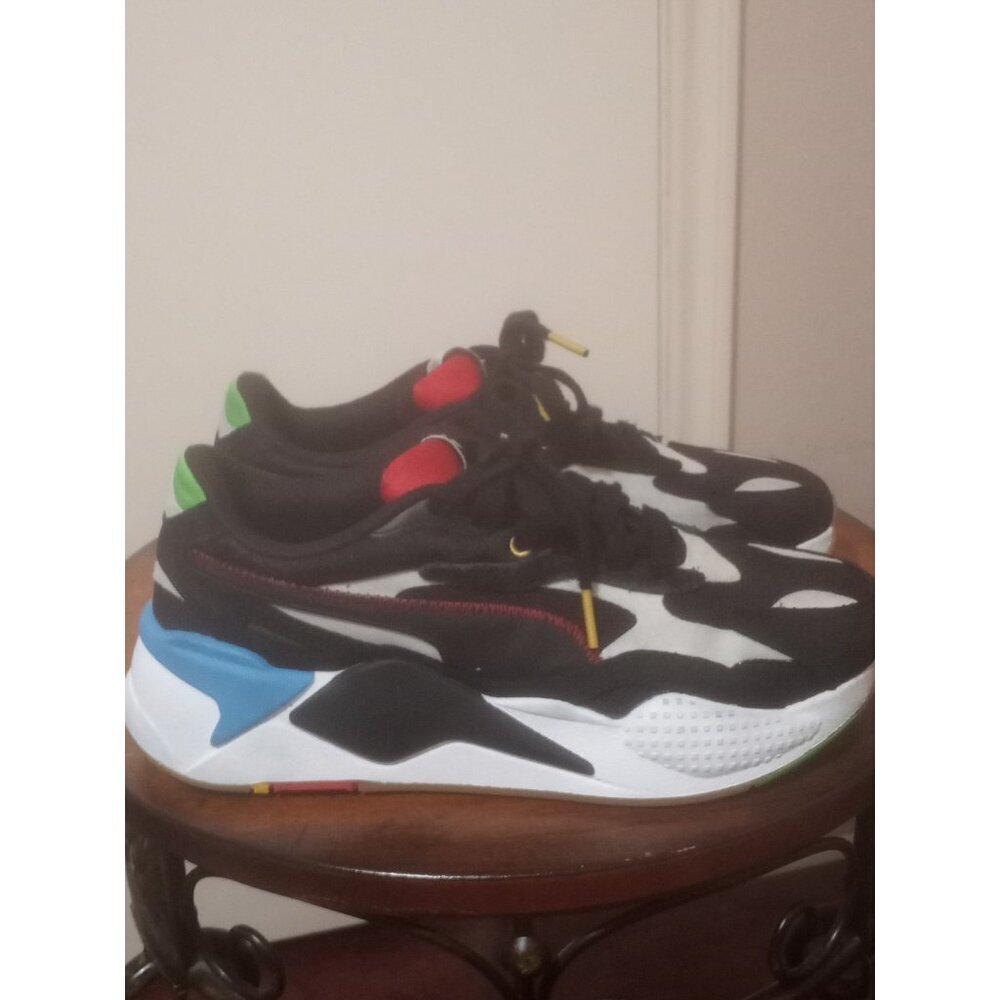 Puma RS-X3 Unity Black Sneakers Shoes Mens US Size 7 373308-02 Lace Up